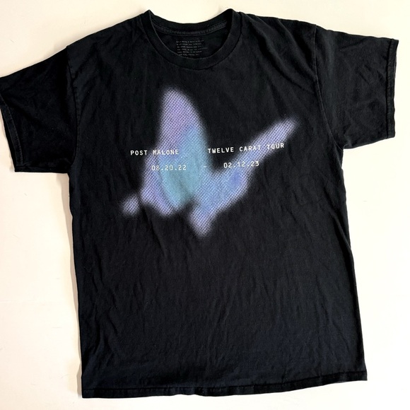 Post Malone Twelve Carat Tour Concert tee.100% cotton.Size Large - Picture 1 of 6